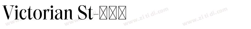Victorian St字体转换